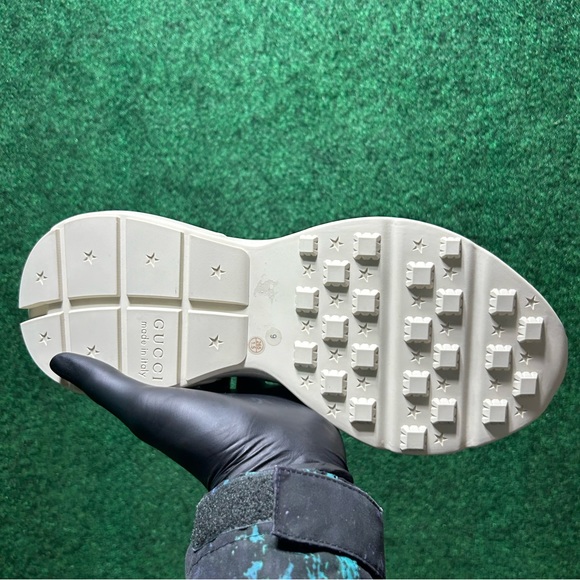 🖤NIB🖤 GUCCI Classic Logo Rython Leather Sneakers - Picture 9 of 9